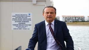 Tekirdağ'da Asyaport Limanı'na "deprem-tsunami gözlem istasyonu" kuruldu