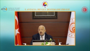 Ticaret Bakan Yardımcısı Rıza Tuna Turagay, 5. Antalya Devlet Destekleri Zirvesi'ne katıldı: