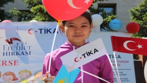 TİKA, Kazakistan'daki yetimlerin yüzünü güldürdü