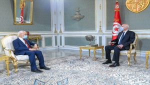 Tunus Cumhurbaşkanı Said ile Nahda lideri Gannuşi, ülkedeki durumu "olumlu bir havada" ele aldı