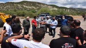 Türkiye Offroad Şampiyonası ilk ayak yarışına ev sahipliği yapacak Kızılcahamam'da hazırlıklar denetlendi