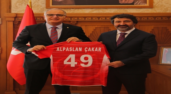 TVF Başkanı Üstündağ'dan Ziraat Bankası Genel Müdürü Alpaslan Çakar'a ziyaret