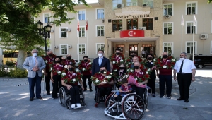 Valiliğin girişimiyle alınan tekerlekli sandalyelerle 2. Lig'e yükseldiler