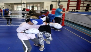 Yıldız Kadın Boks Milli Takımı'nın Kastamonu kampı devam ediyor