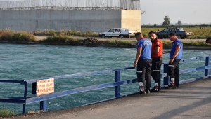 Adana'da serinlemek amacıyla sulama kanalına giren Suriye uyruklu çocuk kayboldu