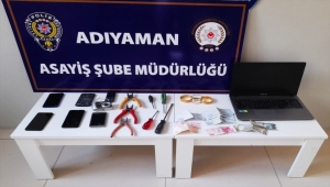 Adıyaman'da hırsızlık şüphelisi 3 kişi tutuklandı