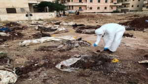 Afrin'de 35 kişinin gömüldüğü toplu mezar bulundu