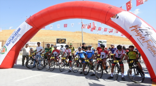 Arslantepe UNESCO Yolunda Bisiklet Yarışı, Malatya'da yapıldı
