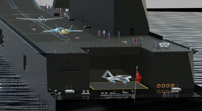 Bayraktar TB3 ile Muharip İnsansız Uçak Sistemi, TCG Anadolu'da birlikte görev yapacak
