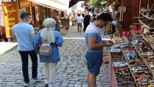 Bayram tatilinin son gününde Safranbolu'da ziyaretçi yoğunluğu