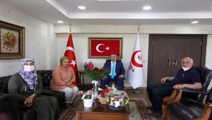 BBP Genel Başkanı Destici, partisinin Ordu Kadın Kolları Başkanı Yümlü'yü kabul etti