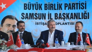 BBP Genel Başkanı Mustafa Destici, Samsun'da konuştu: