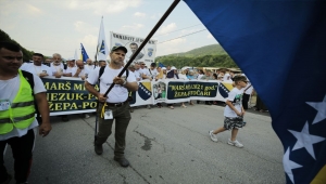 Bosna'da ölüm yolunda "Barış Yürüyüşü" sona erdi