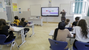 Bosna Hersekli öğrenciler gönüllülük projesi kapsamında Türkçe öğreniyor