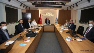 Büyükkılıç, Ulaşım AŞ ile istişare toplantısı yaptı