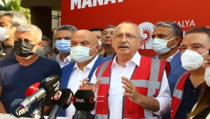 CHP Genel Başkanı Kılıçdaroğlu, Antalya Kriz Merkezi'nde konuştu: