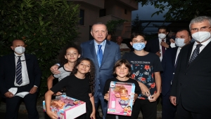 Cumhurbaşkanı Erdoğan Sakarya'da vatandaşlarla sohbet etti