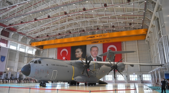 Dünyada tek "A400M Fasbat Uçak Bakım Tesisleri" Kayseri'de
