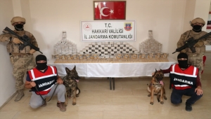 Hakkari kırsalında 184 kilogram eroin ele geçirildi