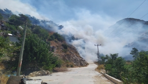 Hatay'da ormanlık alanda çıkan yangın bazı yerleşim yerlerine sıçradı