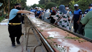 Hatay'ın anavatana katılışının 82'nci yılı 82 metrelik künefeyle kutlandı