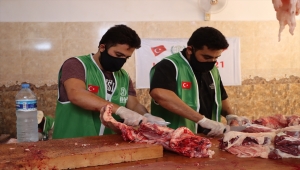 İHH tarafından Suriye'de kesilen kurbanlar ihtiyaç sahiplerine ulaştırıldı