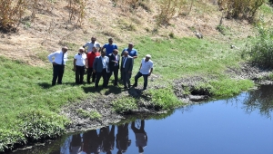 İYİ Parti TBMM Grup Başkanı Tatlıoğlu, Bursa'da Nilüfer Çayı'nda incelemelerde bulundu:
