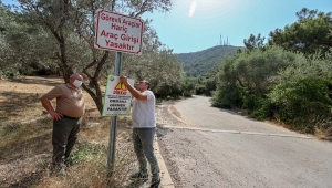 İzmir'de polis ekipleri orman yangınlarına karşı denetimlerini sürdürüyor