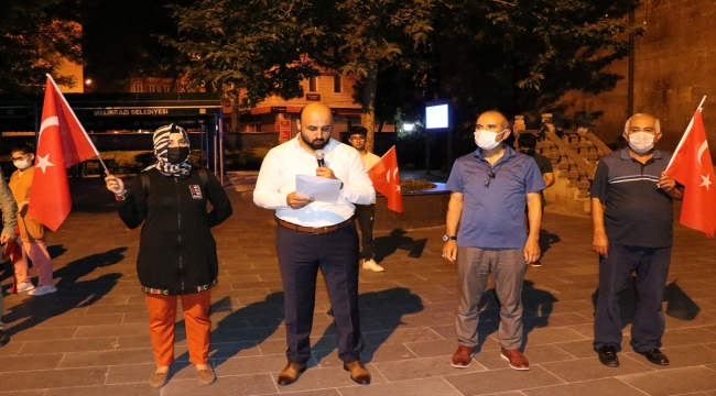 Kayseri'de Mescid-i Aksa'ya yapılan baskına tepki 