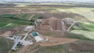 Kayseri'de Panlı Barajı inşaat çalışmaları devam ediyor