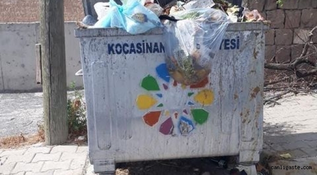 Kayseri'de yaşanan su sıkıntısının ardından şimdi de çöp sorunu baş gösterdi