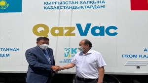 Kazakistan'ın Kovid-19'a karşı geliştirdiği aşı QazVak, yurt dışında ilk kez Kırgızistan'da uygulanacak