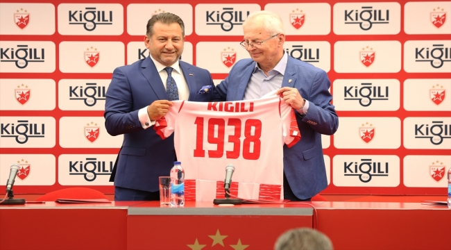 Kiğılı, Sırbistan'ın Kızılyıldız futbol takımına sponsor oldu 