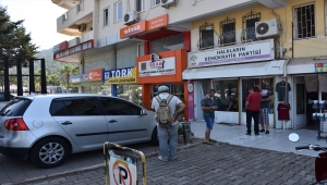 Marmaris'te HDP binasına pompalı tüfekle ateş açan şüpheli gözaltına alındı