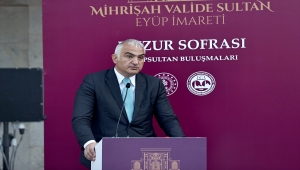 Mihrişah Valide Sultan Eyüp İmareti, "Huzur Sofrası"nda misafirlerini ağırladı