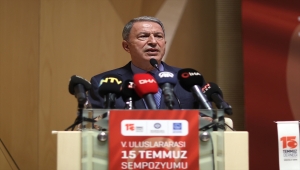 Milli Savunma Bakanı Akar, 5. Uluslararası 15 Temmuz Sempozyumu'nda konuştu: