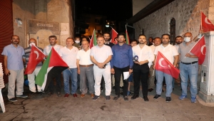 Osmaniye ve Hatay'da fanatik Yahudilerin Mescid'i Aksa'ya saldırıları protesto edildi