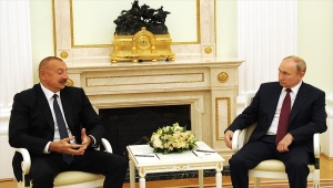Rusya Devlet Başkanı Putin ile Azerbaycan Cumhurbaşkanı Aliyev, bölgesel sorunları görüştü