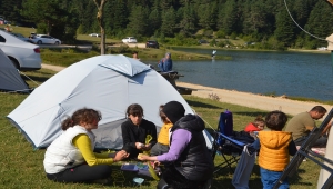 Sakarya'daki Karagöl Yaylası'na bayramda ziyaretçi akını