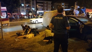 Samsun'da düğünlerinden dönerken kaza yapan çift yaralandı