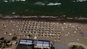 Samsun'da sıcaktan bunalanlar sahillerde yoğunluk oluşturdu