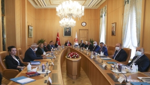 TBMM Başkanı Şentop, KKTC-Türkiye Parlamentolararası Dostluk Grubu'nu kabul etti: