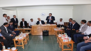 TBMM Plan ve Bütçe Komisyonu Başkanı Cevdet Yılmaz, Bingöl'de ziyaretlerde bulundu: