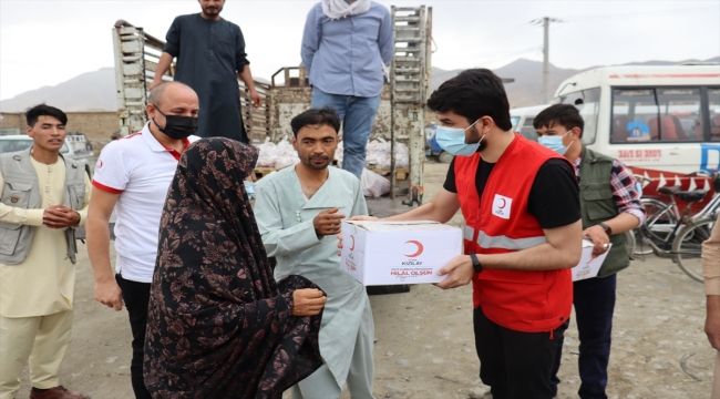 Türk Kızılay Afganistan'da 5 bin aileye kurban eti dağıttı