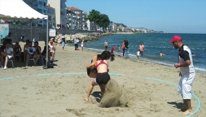 Türkiye Plaj Güreşi Şampiyonası sona erdi