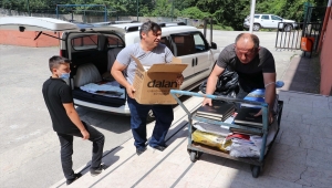 Zonguldak'ta gönüllüler geri dönüşüme katkıda bulunuyor