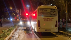 Adıyaman'da halk otobüsünde yangın