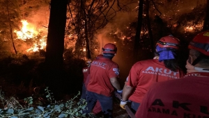 AKUT, orman yangınlarında 225 kişi ve 336 hayvanının kurtarılmasına destek oldu