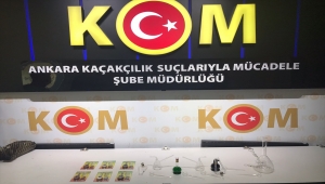 Ankara'da Kaçakçılık Suçlarıyla Mücadele Şubesi ekiplerinin denetimlerinde 5 kişi gözaltına alındı
