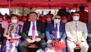Ankara'da Kırgız-Türk Hanı Er Manas'ın heykelinin açılışı yapıldı